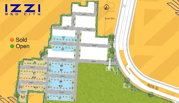 IZZI BSD Site Plan - Unit Layout