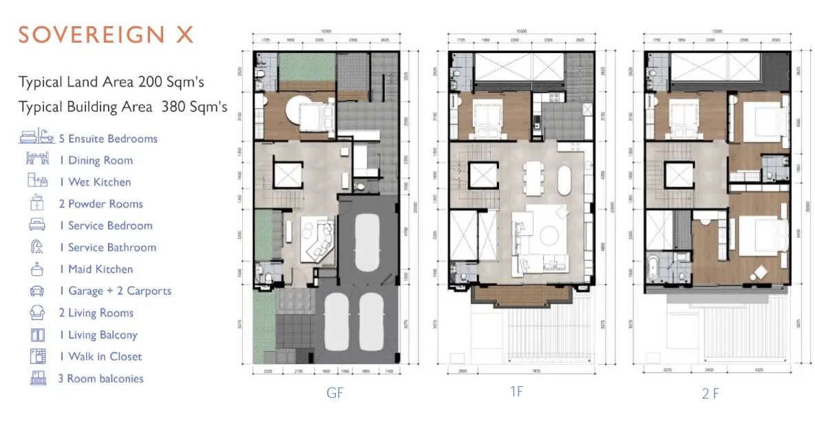Floor plan for Sovereign X