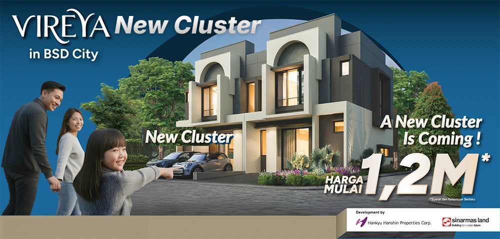 Vyorelle at Vireya — New Cluster BSD City Harga Mulai 1,2M*
